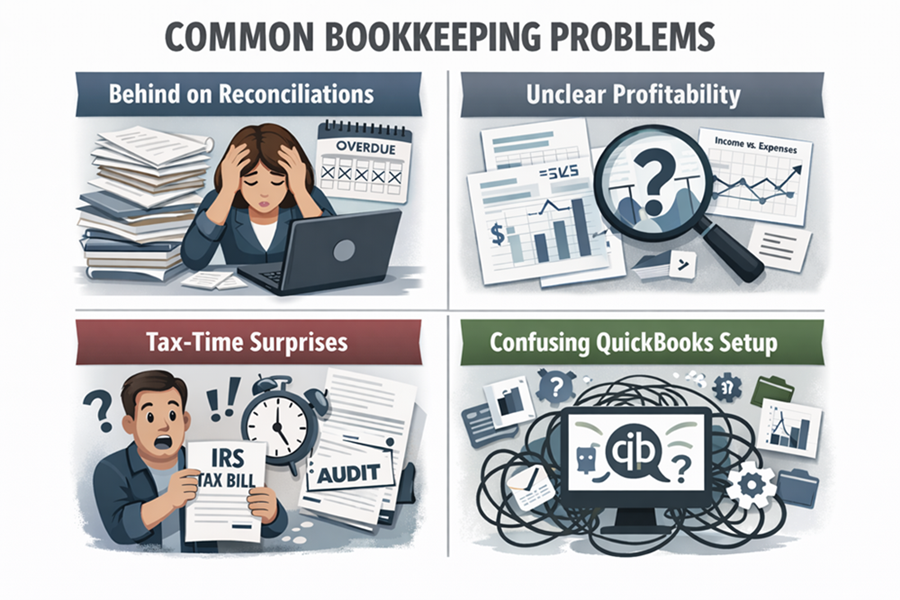 Common Problems with Bookkeeping sm